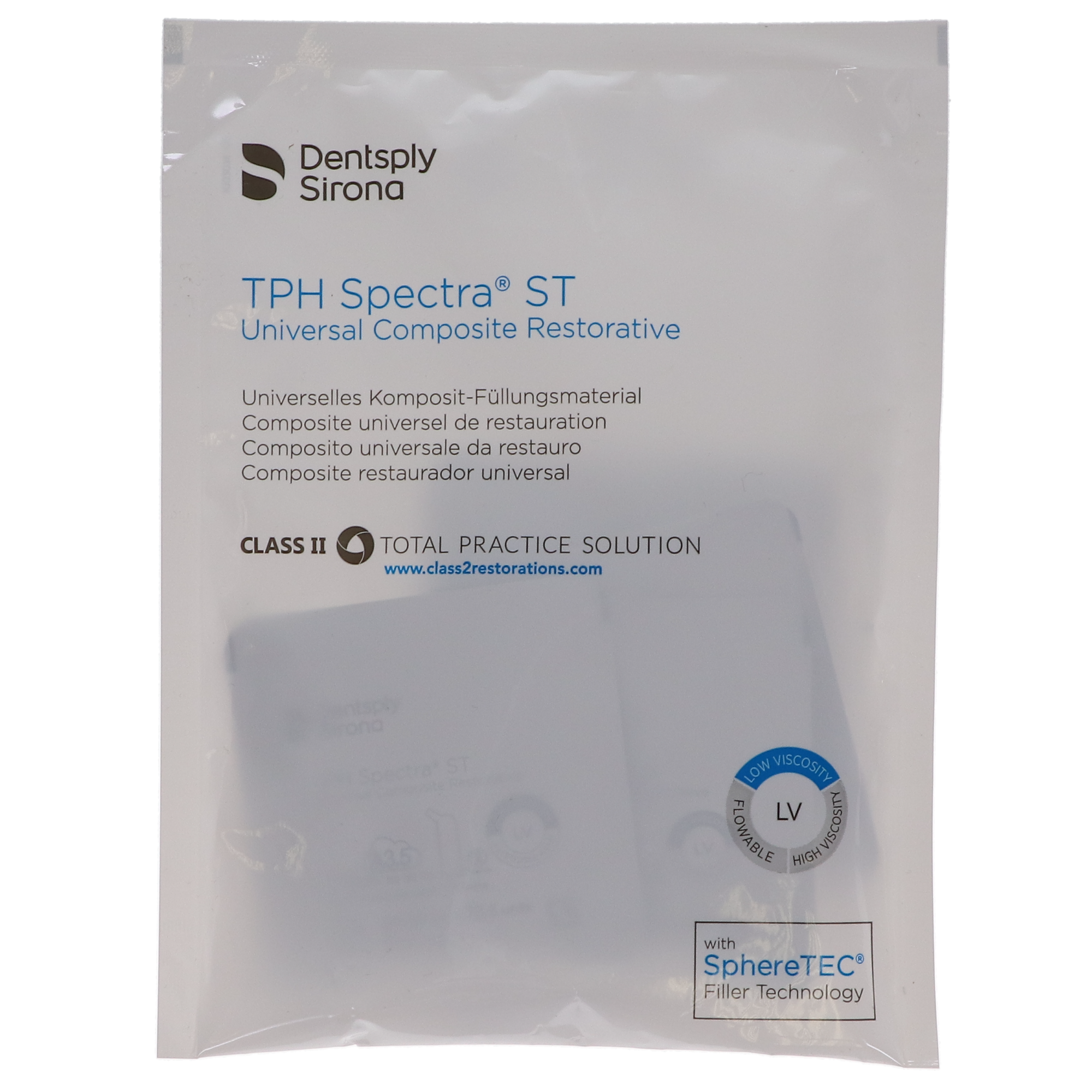 Dentsply Sirona 642223 TPH Spectra ST Low Viscosity Composite Compules 20/Pk A35 Dentsply Sirona 642223 TPH Spectra ST Low Viscosity Composite Compules 20/Pk A35